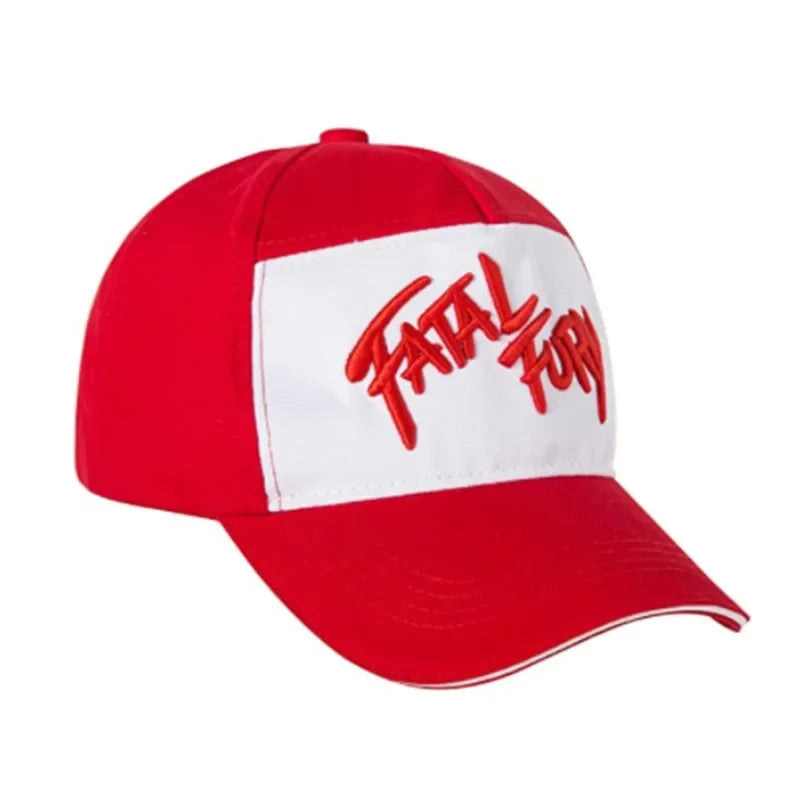 King of Fighters Baseball Cap Fatal Fury Terry Bogard Cosplay Embroidery Adjustable Hat Unisex Sports Caps Gift Boxer Prop