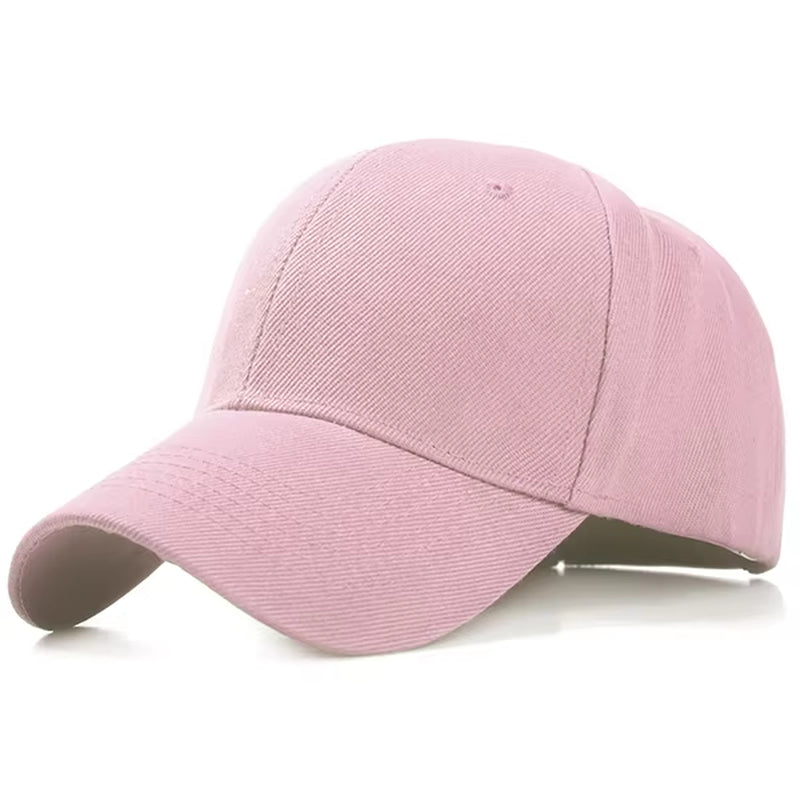 Men Women Multiple Colour Baseball Cap Peaked Cap Solid Color Adjustable Unisex Spring Summer Dad Hat Shade Sport Baseball Cap