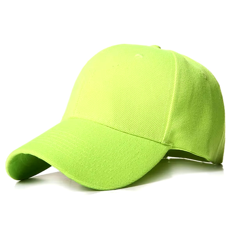 Men Women Multiple Colour Baseball Cap Peaked Cap Solid Color Adjustable Unisex Spring Summer Dad Hat Shade Sport Baseball Cap
