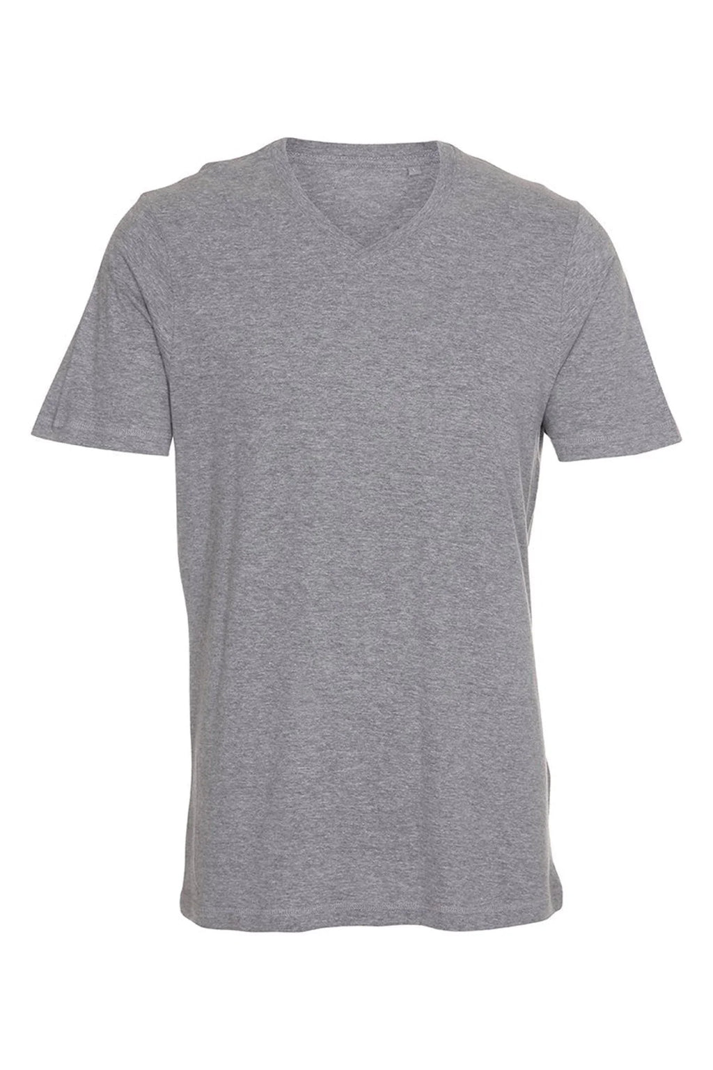 Basic V-Neck T-Shirt - Oxford Grå