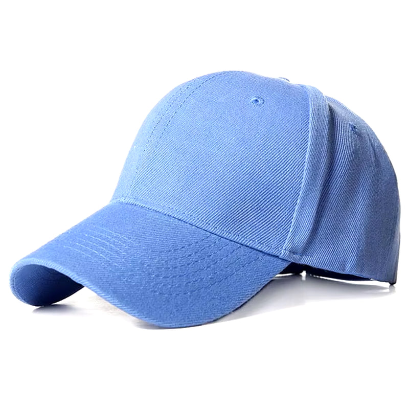 Men Women Multiple Colour Baseball Cap Peaked Cap Solid Color Adjustable Unisex Spring Summer Dad Hat Shade Sport Baseball Cap