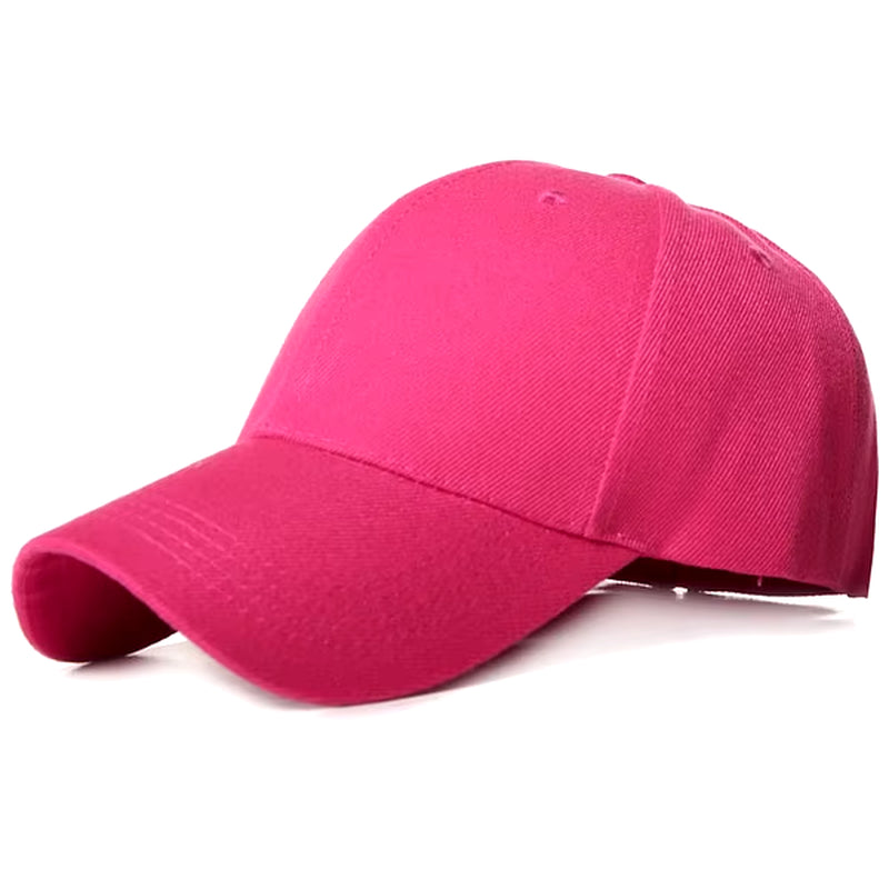 Men Women Multiple Colour Baseball Cap Peaked Cap Solid Color Adjustable Unisex Spring Summer Dad Hat Shade Sport Baseball Cap