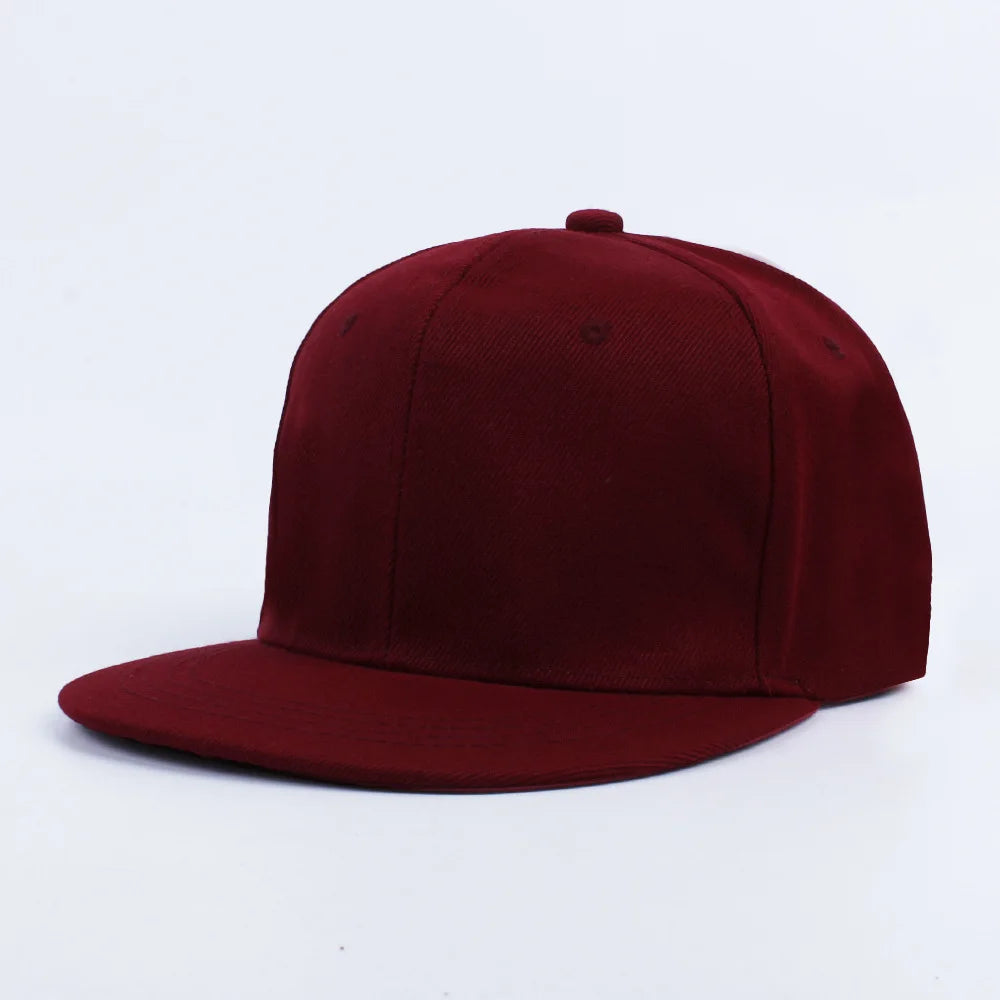 New Hot Sale Cap Plain Snapback Hat High Quality Adult Hip Hop Baseball Cap Men Women Outdoor Leisure Baseball Hat
