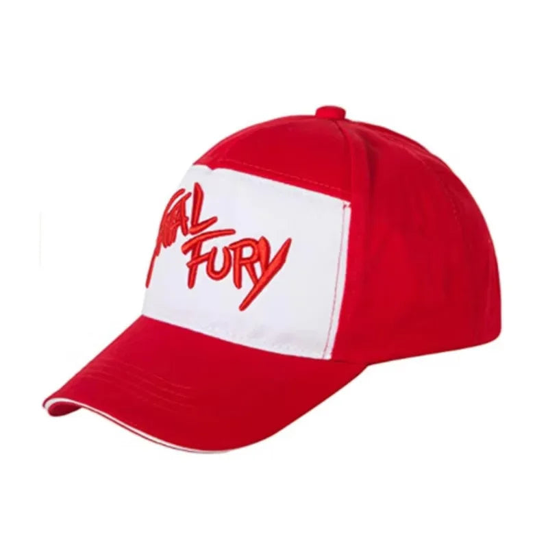 King of Fighters Baseball Cap Fatal Fury Terry Bogard Cosplay Embroidery Adjustable Hat Unisex Sports Caps Gift Boxer Prop