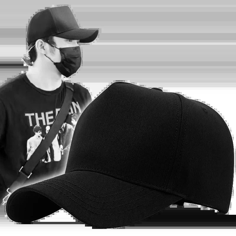 Big Head plus Size XXL Baseball Cap Men Women Oversize High Crown Adjustable Fashion Trucker 56-60Cm 61-65Cm Hats