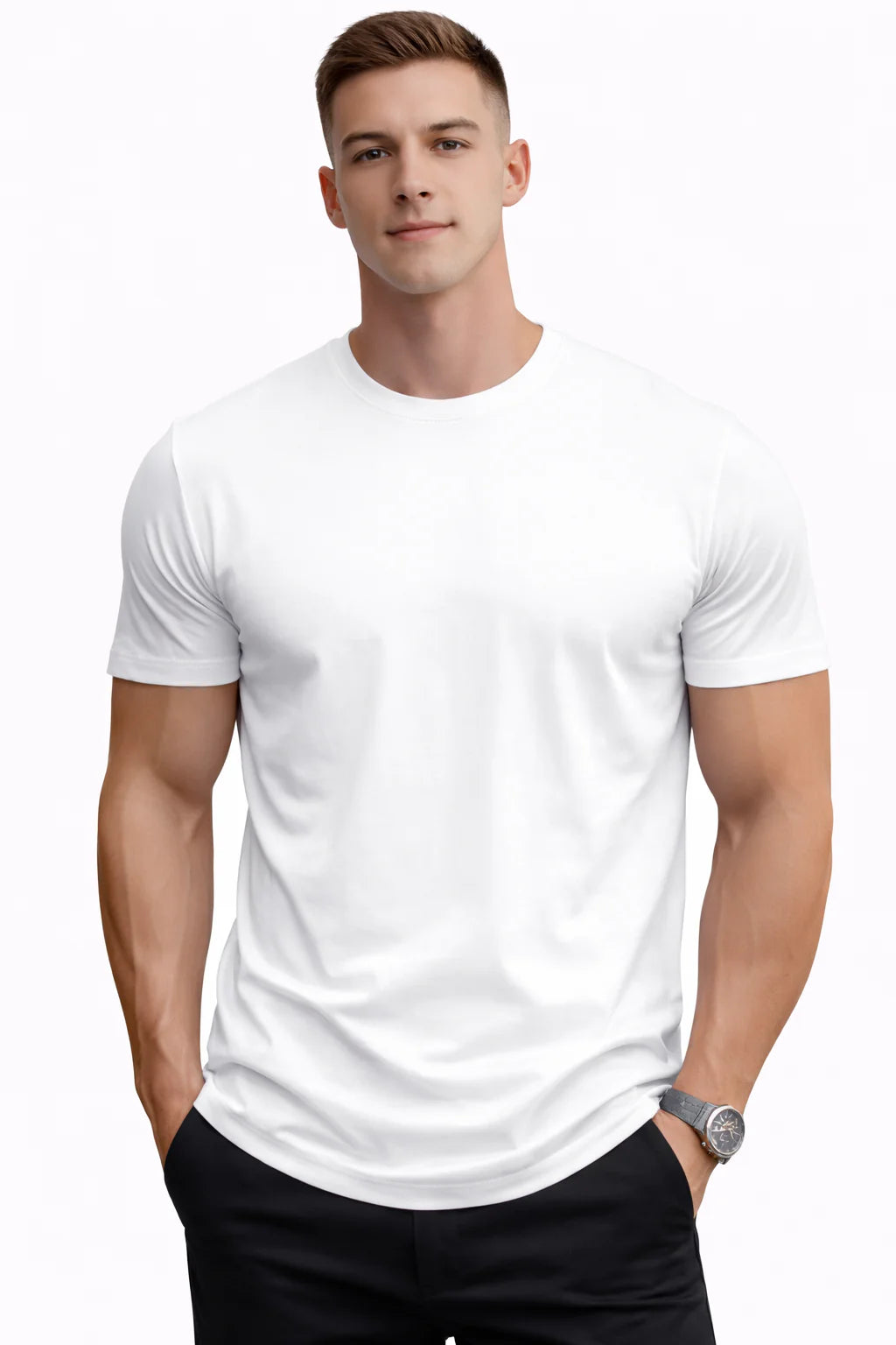 Rene T-Shirt - Alledaagse T-Shirt Met Comfortabele Stof