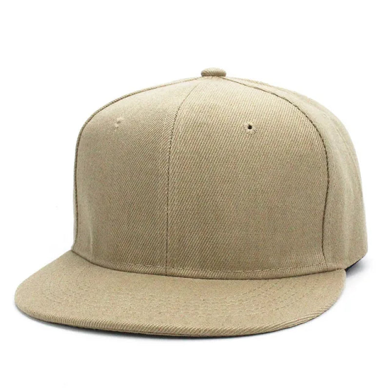 Fashion Unisex Baseball Cap Men Women Hip-Hop Flat-Brimmed Cap Outdoor Snapback Hat Flat Brim Trendy Leisure Adjustable Sun Hats