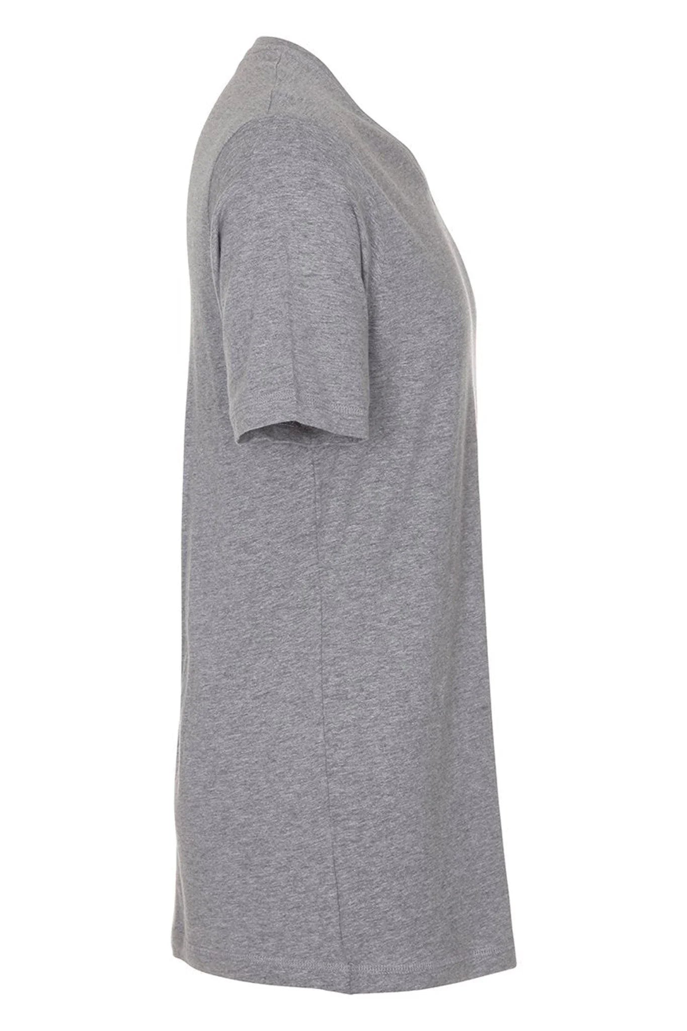 Basic V-Neck T-Shirt - Oxford Grå